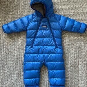Patagonia Hi Loft Down Puffer Bunting Infant Snowsuit 3-6mo